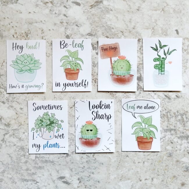 Plants & Puns Sticker Pack
