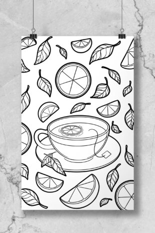 Tea Cup Poster