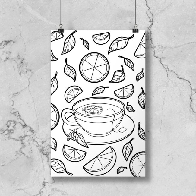 Tea Cup Poster