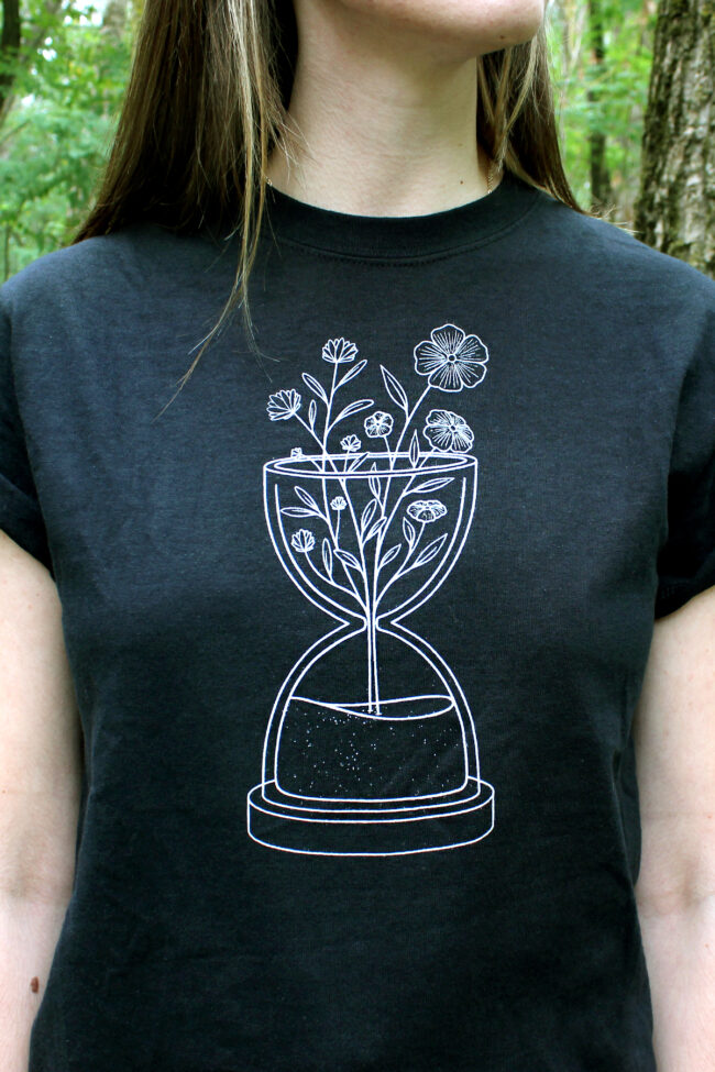 Hourglass Flowers T-Shirt - Image 2