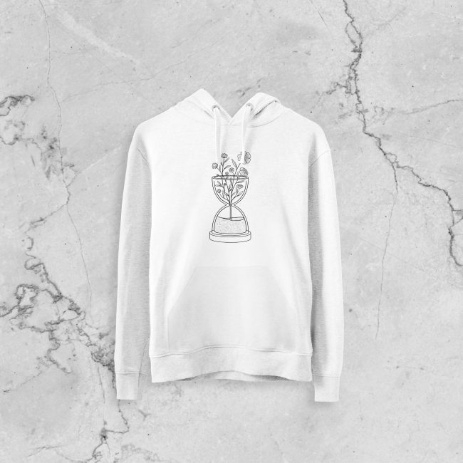 Hourglass Flowers Hoodie
