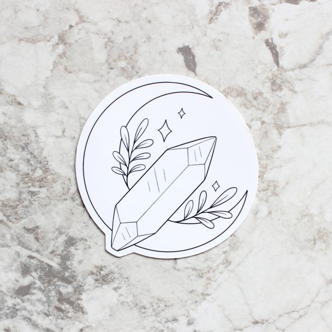 Moon Gem Sticker