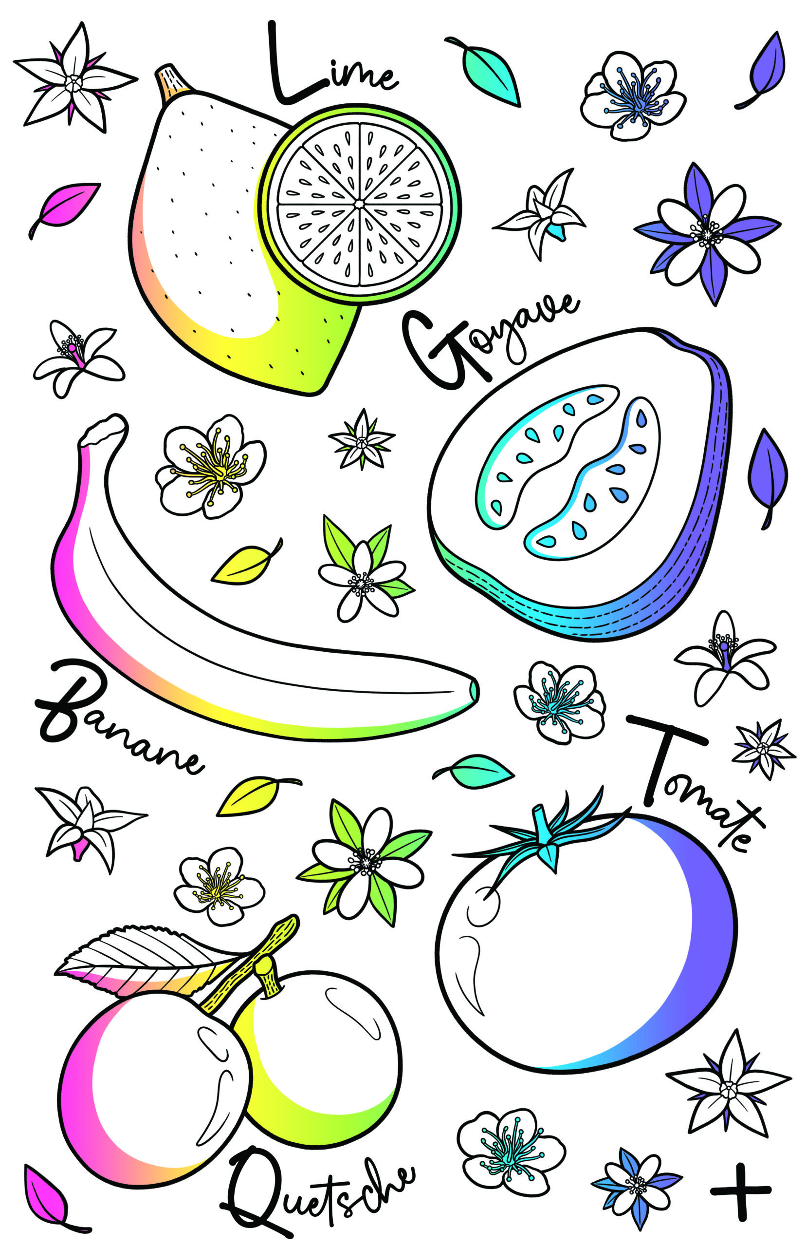 LGBTQ+ Fruits T-Shirt Design