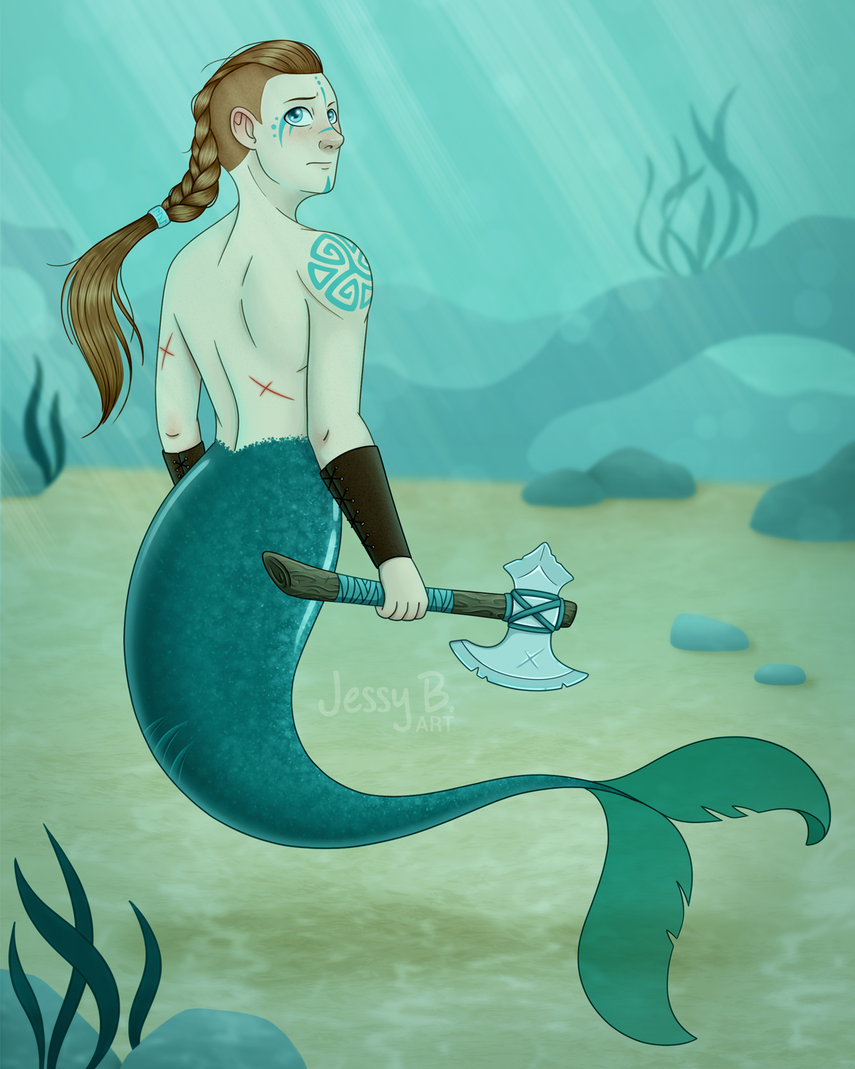 Non-binary Merfolk